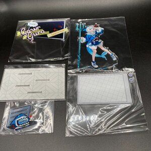 Hololive English Gawr Gura Among Us Acrylic Stand Among Us Collab New Sealed